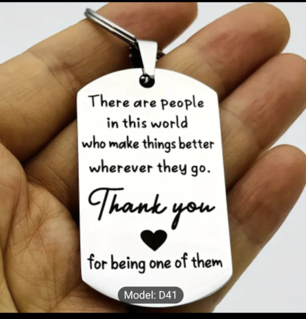 Thankyou Key Rings